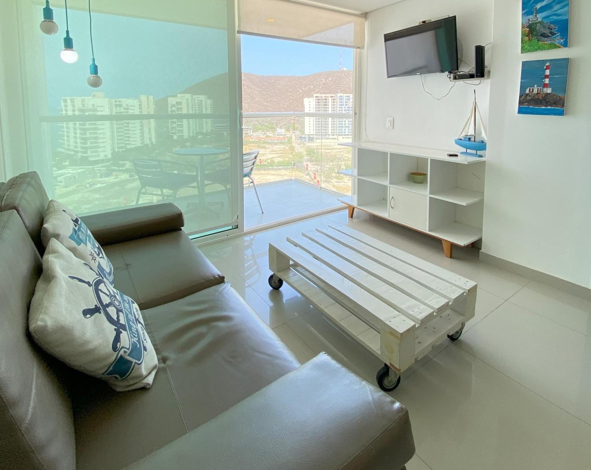 Edificio Areia En Pozos Colorados, Apto 2 Habitaciones 2 Banos Санта-Марта Екстер'єр фото
